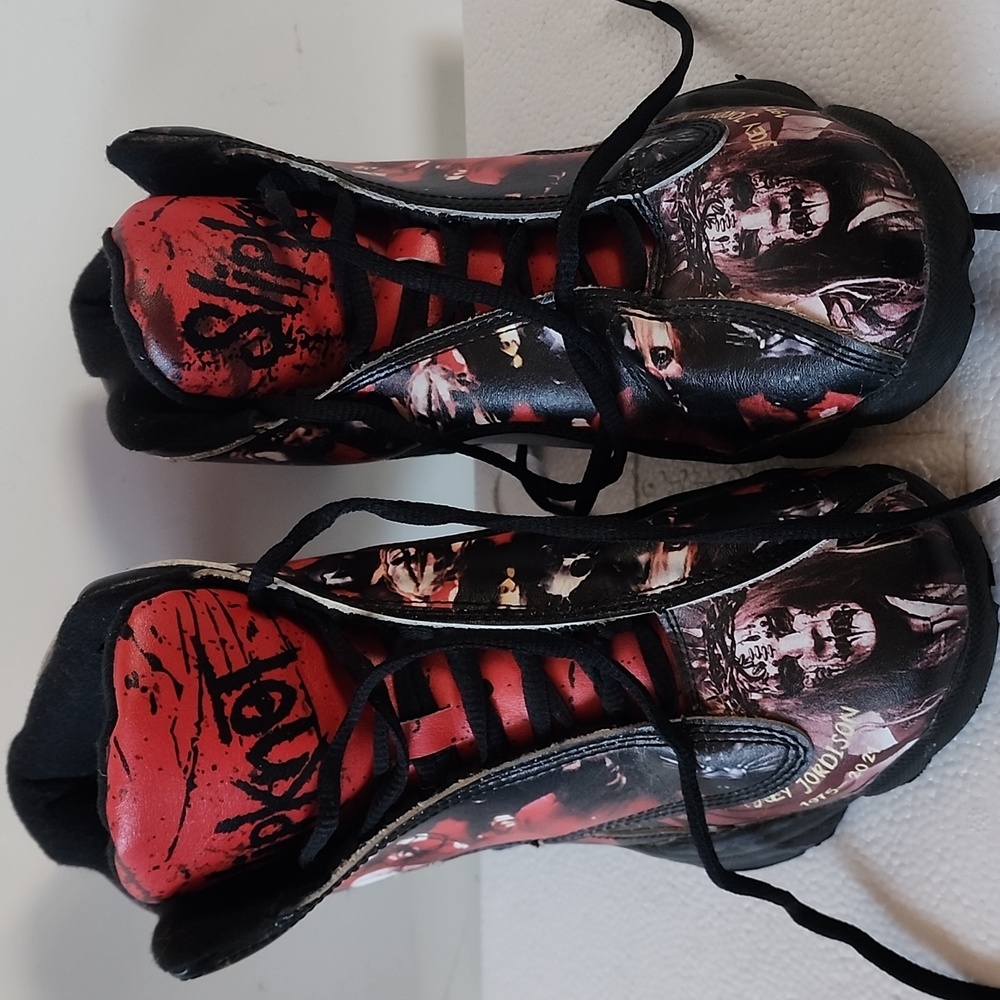 Slipknot 46 Anniversary, Joey Jordison 1975-2021 Hightop Sneakers.